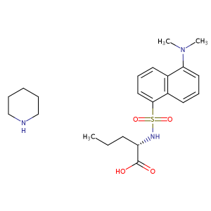 Dansyl-DL-norvaline piperidinium salt