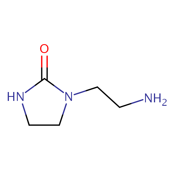 1-(2-Aminoethyl)imidazolidin-2-one structural formula