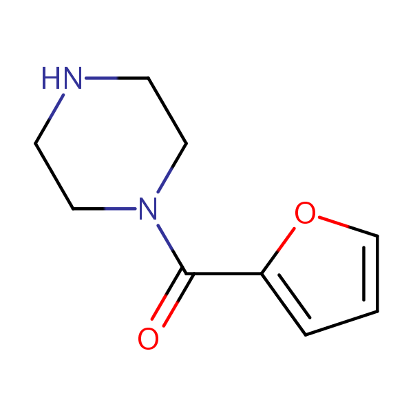 1-(2-Furoyl)piperazine structural formula