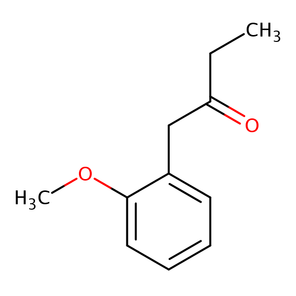 1-(2-Methoxyphenyl)butan-2-one structural formula