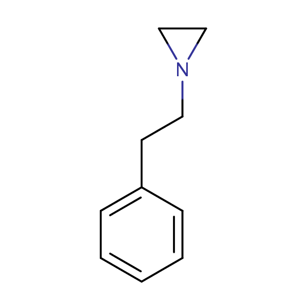 1-(2-Phenylethyl)aziridine structural formula