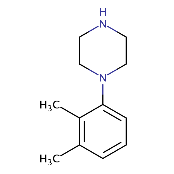 1-(2,3-Xylyl)piperazine structural formula