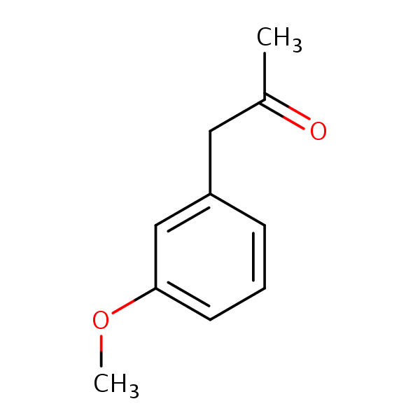 1-(3-Methoxyphenyl)acetone structural formula