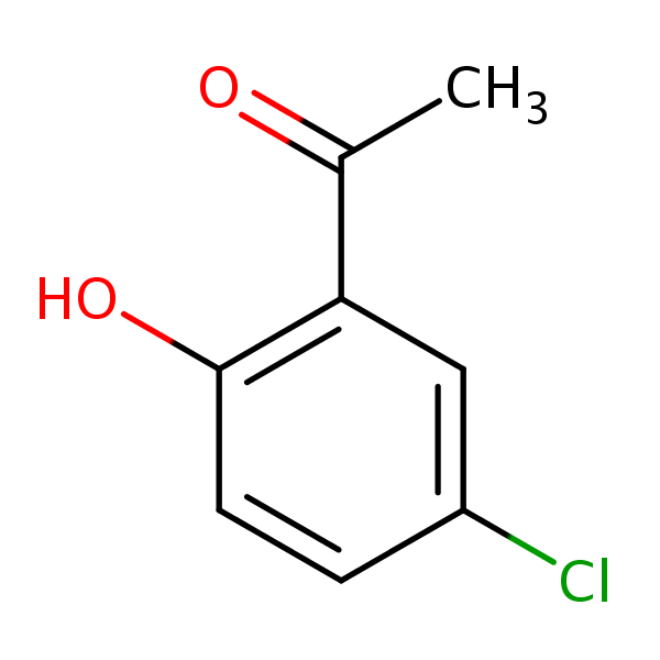 1-(5-Chloro-2-hydroxyphenyl)ethan-1-one structural formula
