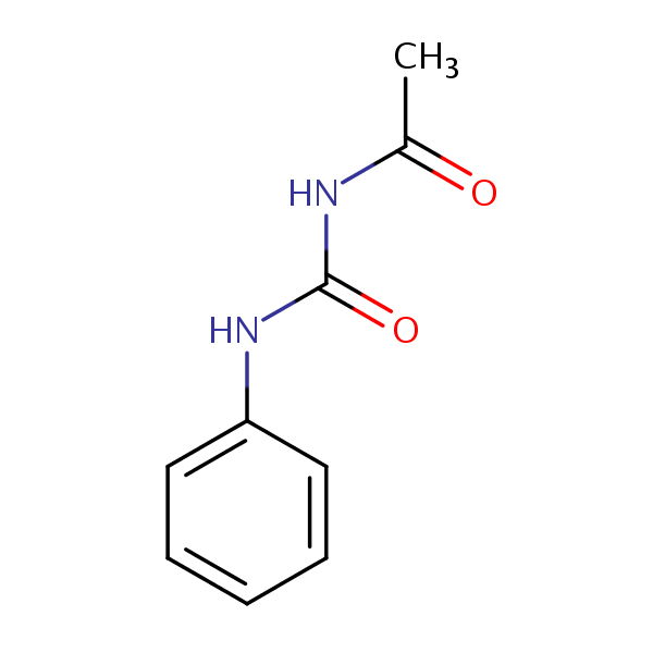 1-Acetyl-3-phenylurea structural formula