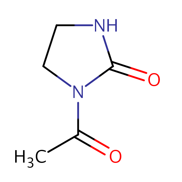 1-Acetylimidazolidine-2-thione structural formula