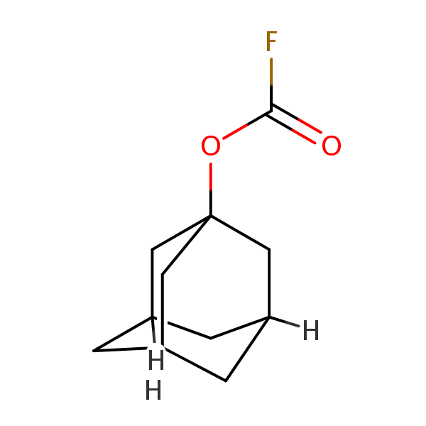 1-Adamantyl fluoroformate structural formula