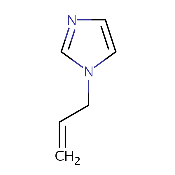 1-Allyl-1H-imidazole structural formula