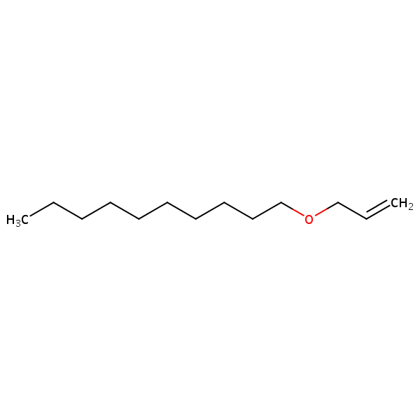 1-(Allyloxy)decane structural formula