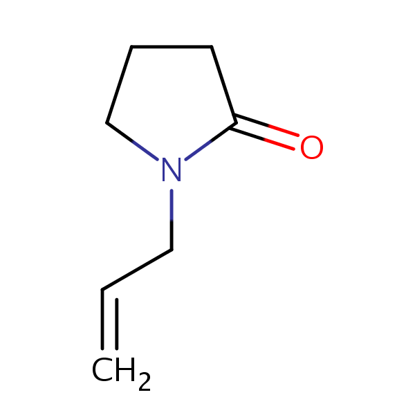 1-(Allyl)pyrrolidin-2-one structural formula