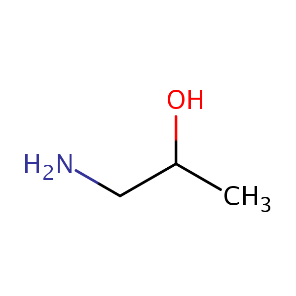 1-Amino-2-propanol structural formula