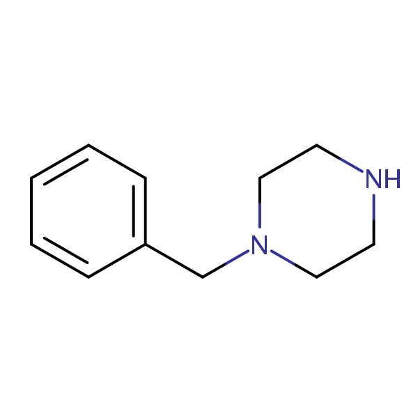 1-Benzylpiperazine structural formula