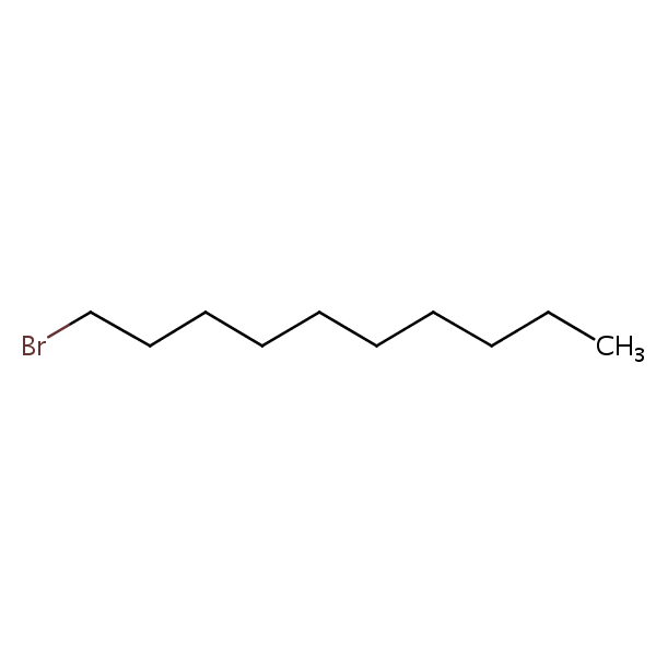 1-Bromodecane structural formula