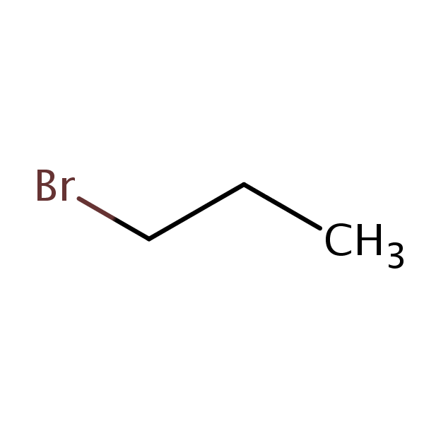 1-Bromopropane structural formula