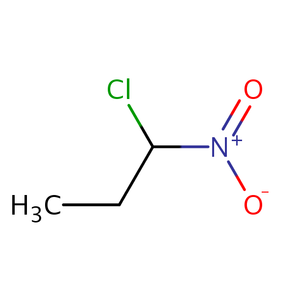 1-Chloro-1-nitropropane structural formula