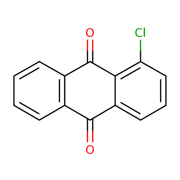 1-Chloroanthraquinone structural formula