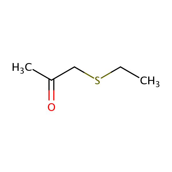 1-(Ethylthio)acetone structural formula