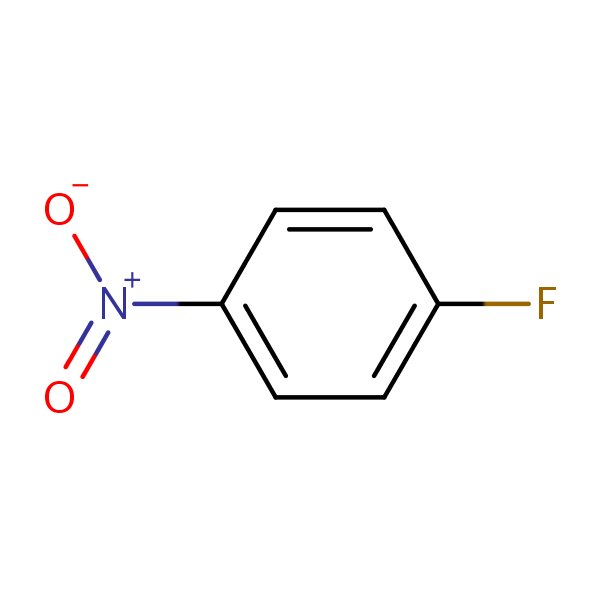 1-Fluoro-4-nitrobenzene structural formula