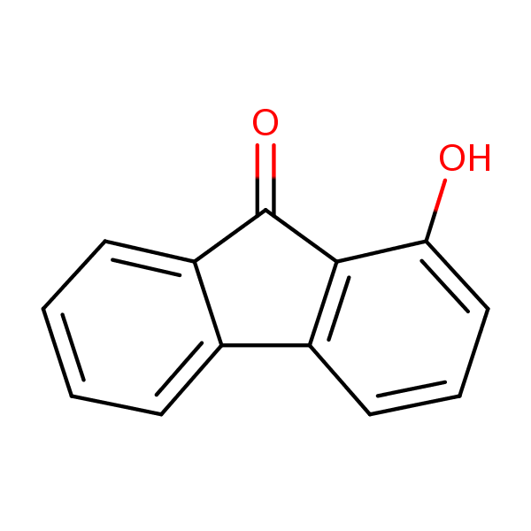 1-Hydroxyfluoren-9-one structural formula
