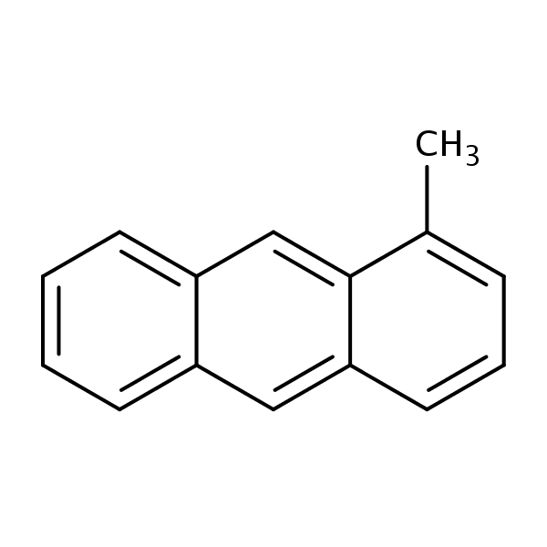 1-Methylanthracene structural formula