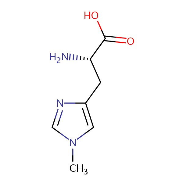 1-Methylhistidine structural formula