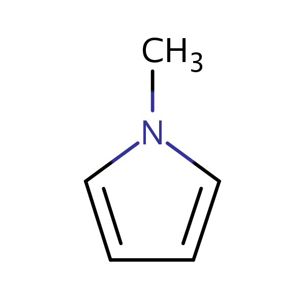 1-Methylpyrrole structural formula
