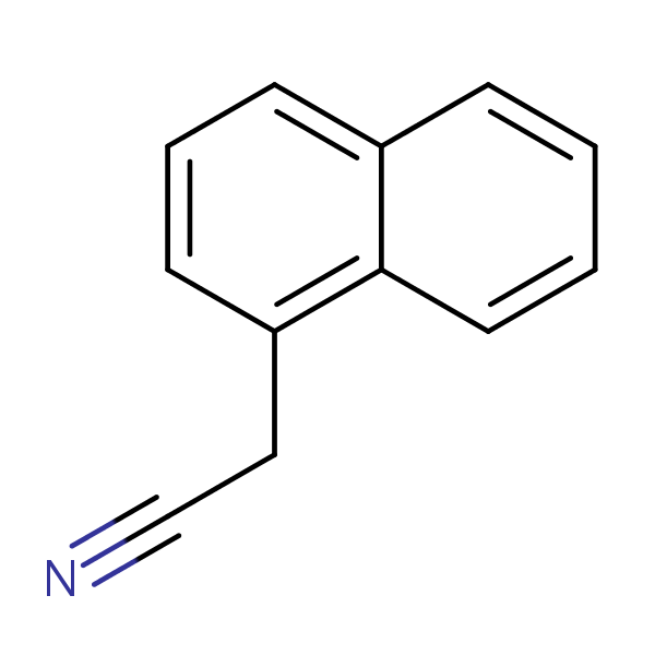 1-Naphthaleneacetonitrile structural formula