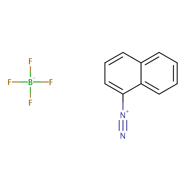 1-Naphthalenediazonium, tetrafluoroborate(1-) structural formula