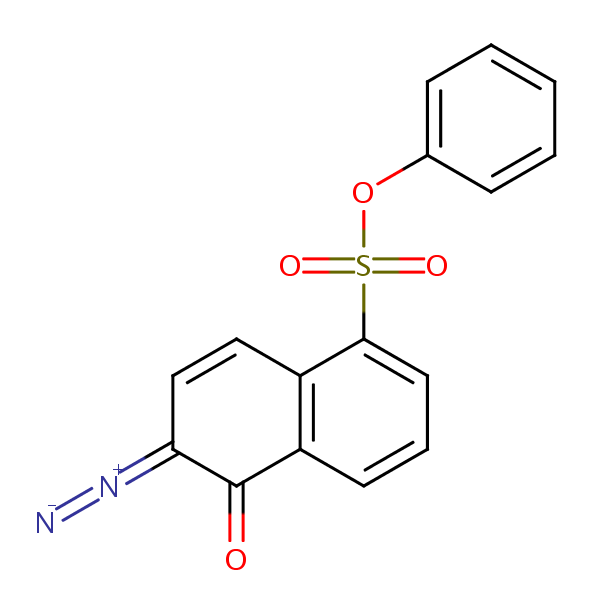 1-Naphthalenesulfonic acid, 6-diazo-5,6-dihydro-5-oxo-, phenyl 