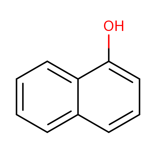 1-Naphthol structural formula