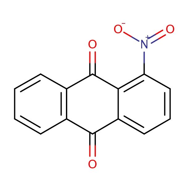 1-Nitroanthraquinone structural formula