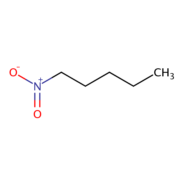 1-Nitropentane structural formula