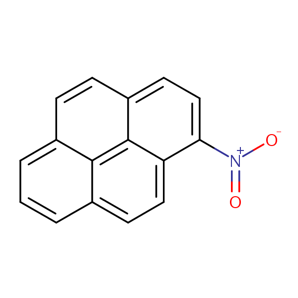 1-Nitropyrene structural formula