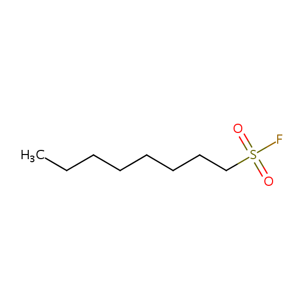 1-Octanesulfonyl fluoride structural formula