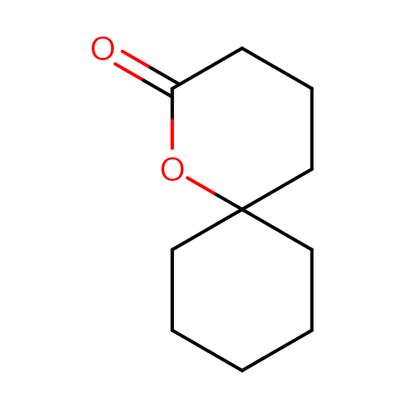1-Oxaspiro(5.5)undecan-2-one structural formula