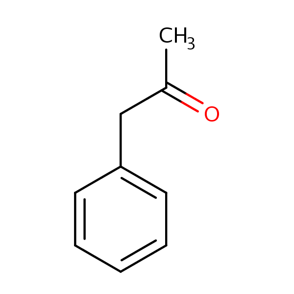 1-Phenylacetone structural formula