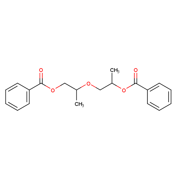 1-Propanol, 2-[2-(benzoyloxy)propoxy]-, 1-benzoate structural formula