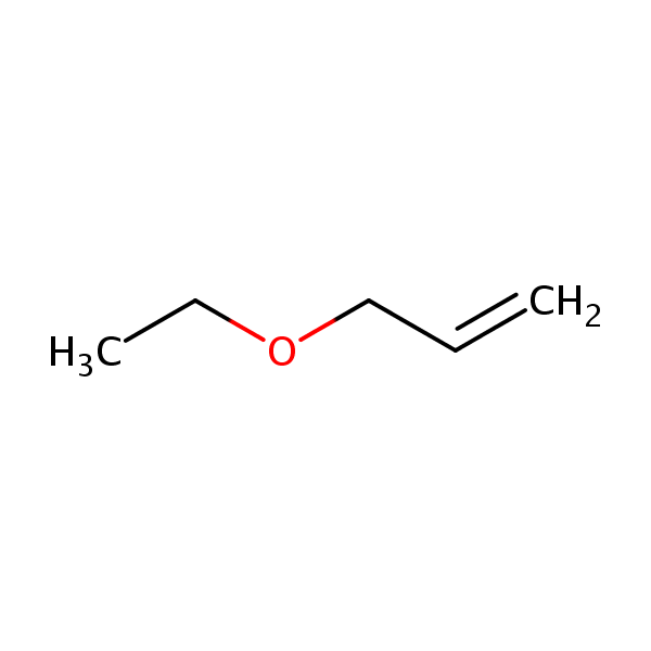 1-Propene, 3-ethoxy- structural formula