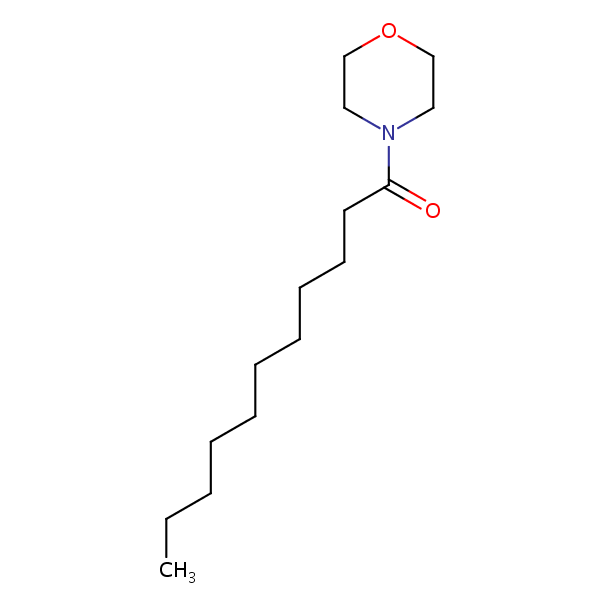 1-Undecanone, 1-morpholino- structural formula