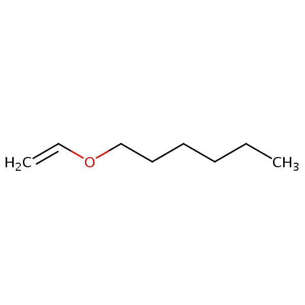 1-(Vinyloxy)hexane structural formula