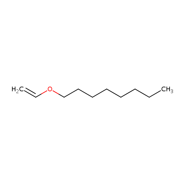 1-(Vinyloxy)octane structural formula