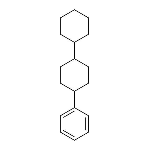 (1,1’-Bicyclohexyl)-4-ylbenzene structural formula