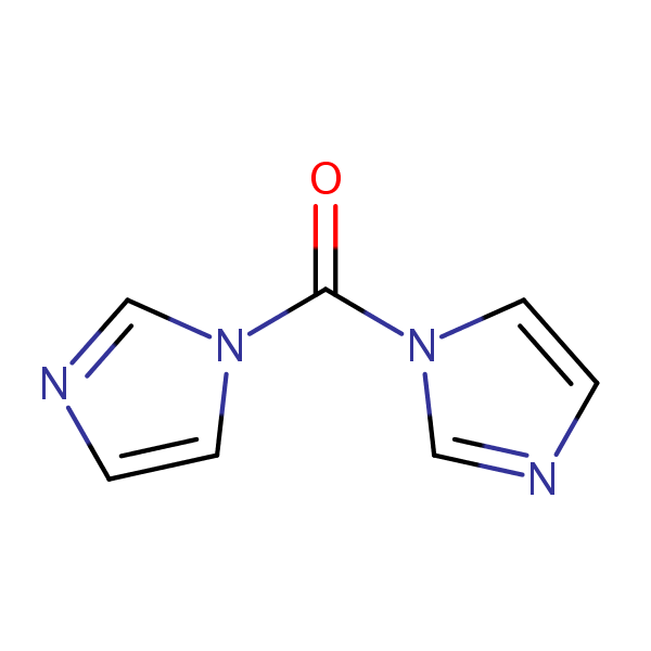 1,1’-Carbonylbis(1H-imidazole) structural formula