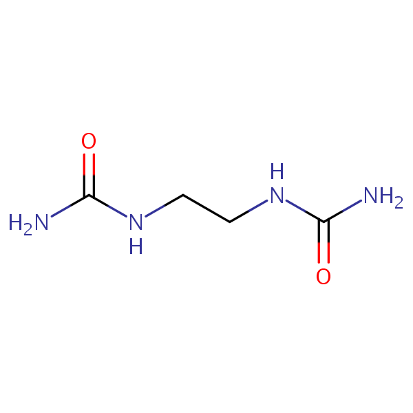 1,1’-Ethylenebisurea structural formula