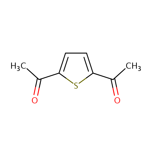 1,1’-(Thiophene-2,5-diyl)bisethan-1-one structural formula