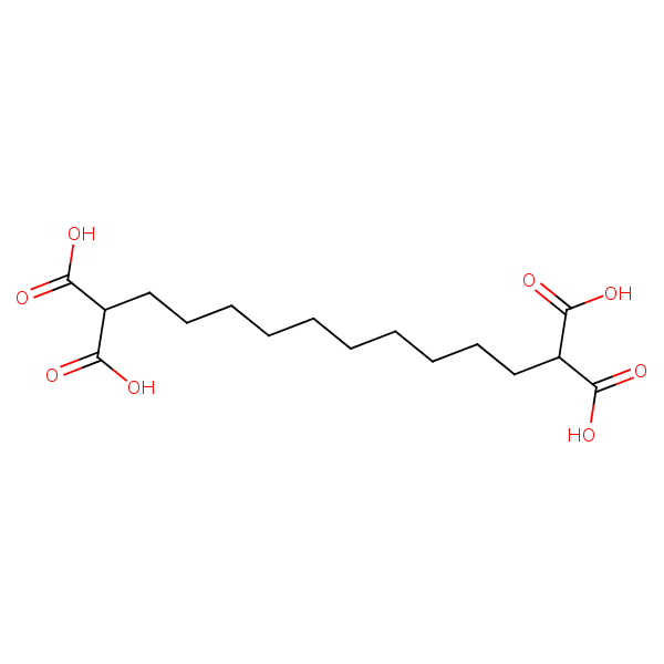 1,1,12,12-Dodecanetetracarboxylic acid structural formula