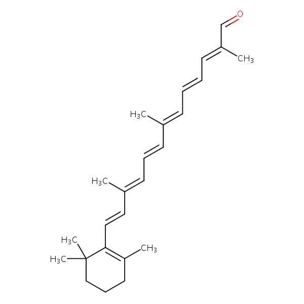 12’-Apo-beta,psi-carotenal structural formula