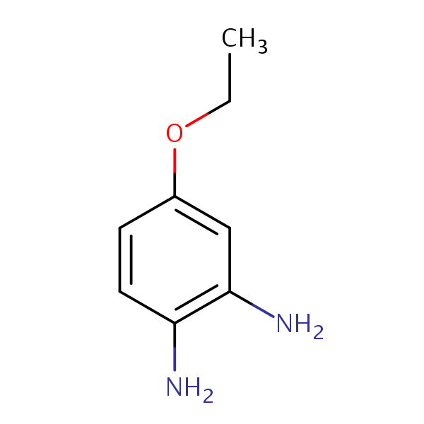 1,2-Benzenediamine, 4-ethoxy- structural formula