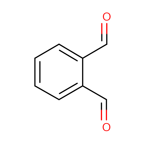 1,2-Benzenedicarboxaldehyde structural formula