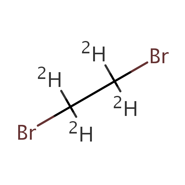 1,2-Dibromo-(1,1,2,2-2H4)ethane structural formula